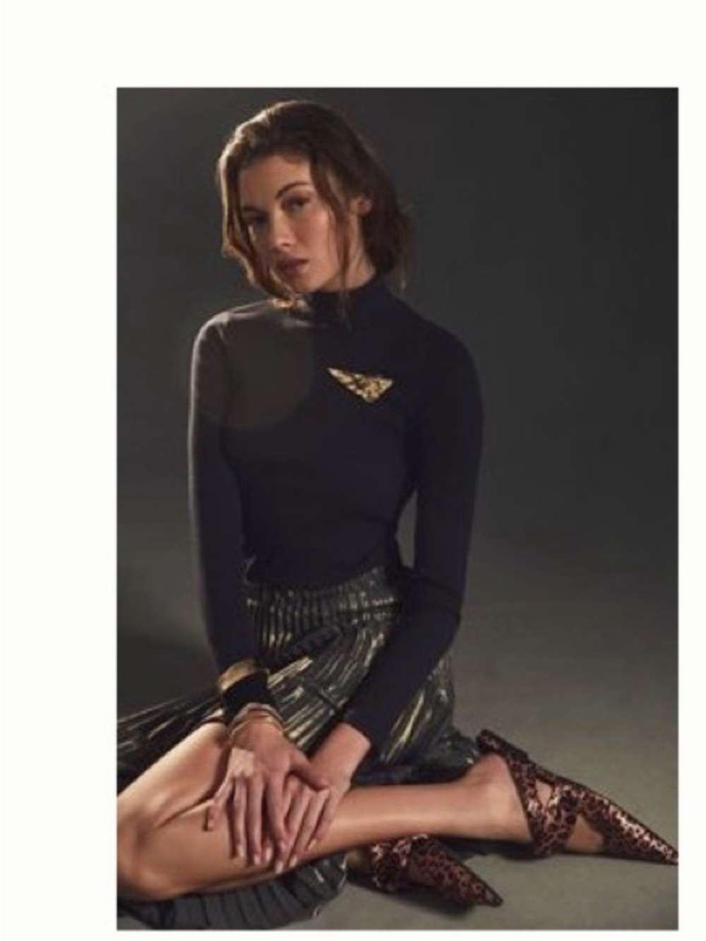 Maeve Ribbed Turtleneck Sweater